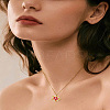8Pcs 2 Colors Rack Plating Alloy Enamel Pendants ENAM-LP0002-46-3