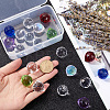 Teardrop Transparent K9 Glass Pendants GLAA-SP0001-22-3