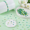 300Pcs 10 Colors 2-Hole Baking Paint Glass Seed Beads SEED-ME0001-31-4