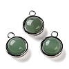 Natural Green Aventurine Pendants STAS-L022-398H-P-1