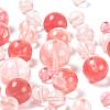 340Pcs 4 Sizes Cherry Quartz Glass Beads Sets G-LS0001-30-4