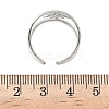 304 Stainless Steel Open Cuff Rings Findings RJEW-A079-10E-P-2