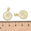 Brass Micro Pave Cubic Zirconia Pendants KK-P345-73G-3