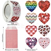 45Pcs 9 Colors White Kraft Paper Bags CARB-FS0001-02-4