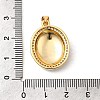 Brass Micro Pave Cubic Zirconia Pendants KK-A266-04A-G-3