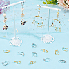 SOFPLATE 200Pcs 2 Colors Brass Leverback Earring Findings KK-SP0001-03-4