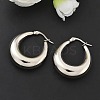 Non-Tarnish 304 Stainless Steel Chunky Hoop Earrings for Women LS-EJEW-F280-06E-P-5