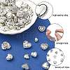60Pcs 12 Styles Tibetan Style Alloy Beads FIND-CJ0002-28B-3