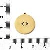 304 Stainless Steel Enamel Pendants STAS-I336-06G-3