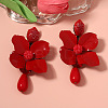Alloy & Resin Dangle Stud Earrings FS-WG0AF0D-01-1