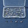 16Pcs Brass Stud Earring Findings KK-FS0001-56P-8