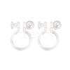 Silicone Clip-on Earring Findings FIND-K019-01B-1