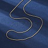 Long-Lasting Plated Brass Boston Link Chain Necklaces X-NJEW-K112-08G-NF-1