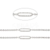 Tarnish Resistant Handmade 304 Stainless Steel Oval Link Chains CHS-G025-03P-2