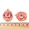 Eyeball Theme Opaque Resin Enamel Pendants RESI-D076-02A-3