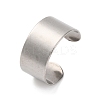 304 Stainless Steel Open Cuff Rings RJEW-G335-01B-4