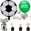 Football Paper Cake Toppers AJEW-SC0002-75-1