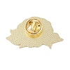 Flower Golden Enamel Pins LS-JEWB-K012-07A-G-2