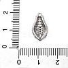 Brass Clear & Green Cubic Zirconia Connector Charms KK-P289-11P-3