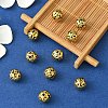 Tibetan Style Hollow Alloy Beads TIBEB-YW0001-11G-4