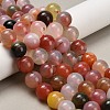Natural Agate Beads Strands G-F814-A02-12mm-1
