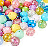 82Pcs 32 Style Mixed Style Acrylic Beads MACR-TA0001-23-2