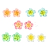 Resin Stud Earrings for Women EJEW-JE05663-1