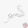925 Sterling Silver Extender Chains STER-F032-11S-3