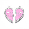 Alloy Enamel Split Pendant LS-ENAM-S130-25F-2