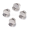 Tarnish Resistant 304 Stainless Steel Clip-on Earring Setting LS-STAS-I166-33P-1