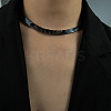 Synthetic Non-magnetic Hematite Arrow Beaded Necklaces with Steel Clasps FS-WGD7F98-01-2