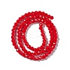 Faceted(32 Facets) Glass Beads Strands EGLA-J042-35A-05-2