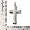 304 Stainless Steel Pendants STAS-Z045-02E-AS-3