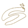 304 Stainless Steel Peanut Link Chain Necklaces for Women NJEW-U050-03G-4