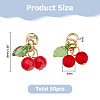 50Pcs Acrylic Pendant PALLOY-HS00018-2