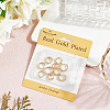 5 Pairs 5 Style Rack Plating Ring Brass Hoop Earrings for Women EJEW-BBC0001-97-5
