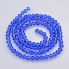 Faceted Bicone Glass Beads Strands EGLA-P017-3mm-10-2