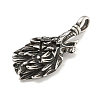 316 Surgical Stainless Steel Pendants STAS-E212-135AS-2