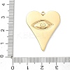304 Stainless Steel Enamel Pendants STAS-F360-16G-01-3
