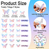 7 Bags 7 Styles Paper Wall Stickers DIY-TA0013-20-4