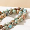 Natural Regalite/Imperial Jasper/Sea Sediment Jasper Beads Strands G-OC0001-05-5