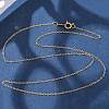 1/20 14K Gold Filled Cable Chain Necklaces for Women Men NJEW-Z068-02G-02-2