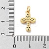 Brass Micro Pave Cubic Zirconia Pendants KK-M305-01G-02-2