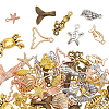 60Pcs Tibetan Style Alloy Pendants FIND-SP0004-07-1