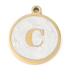 Ion Plating(IP) 201 Stainless Steel Pendants STAS-K288-02G-C-1