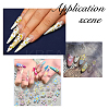5Pcs 5 Styles PVC Nail Art Stickers Decals MRMJ-FH0001-51-6