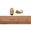 Tibetan Style Alloy Hook and Snake Head Clasps TIBE-TA0001-06AG-10