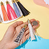 PU Imitation Leather Tassel Pendants FIND-TA0005-07B-5