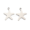 201 Stainless Steel Pendants STAS-C141-02A-P-1