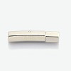 Column 304 Stainless Steel Bayonet Necklace Clasps STAS-O035-4mm-04-1